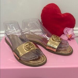 💝Bebe Gold Sandals with Chic Design